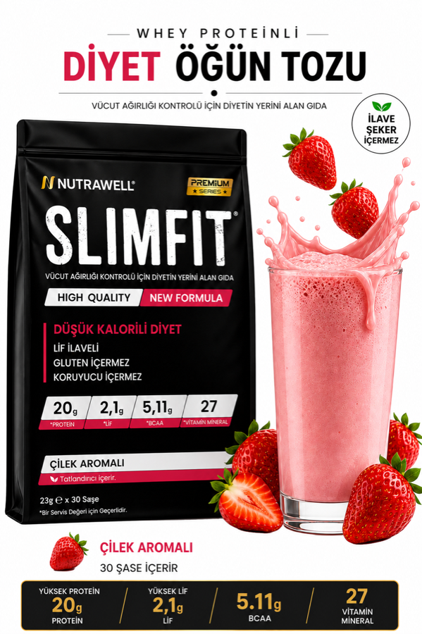 SLIMFIT Çilekli